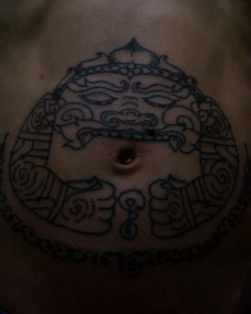 Hanuman Krong Mueang Sak Yant Thai Temple Tattoos