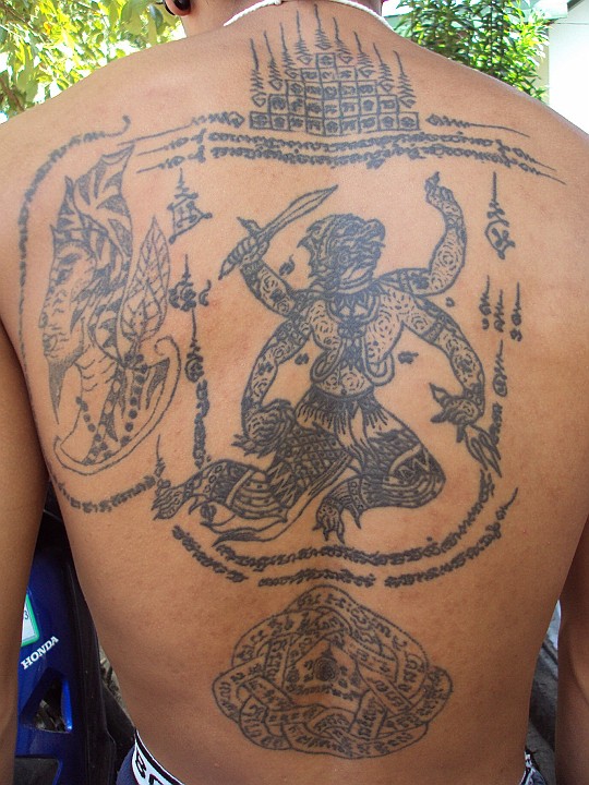 Muay Thai Tattoos Thailand  All about Sak Yant